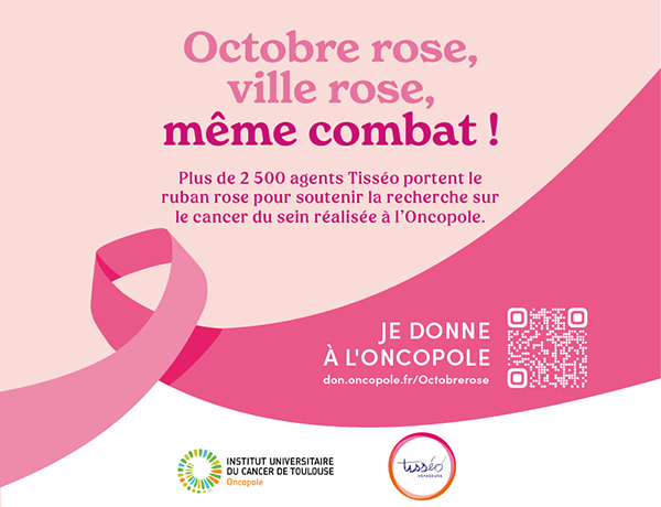 Campagne collecte Tisséo Octobre Rose